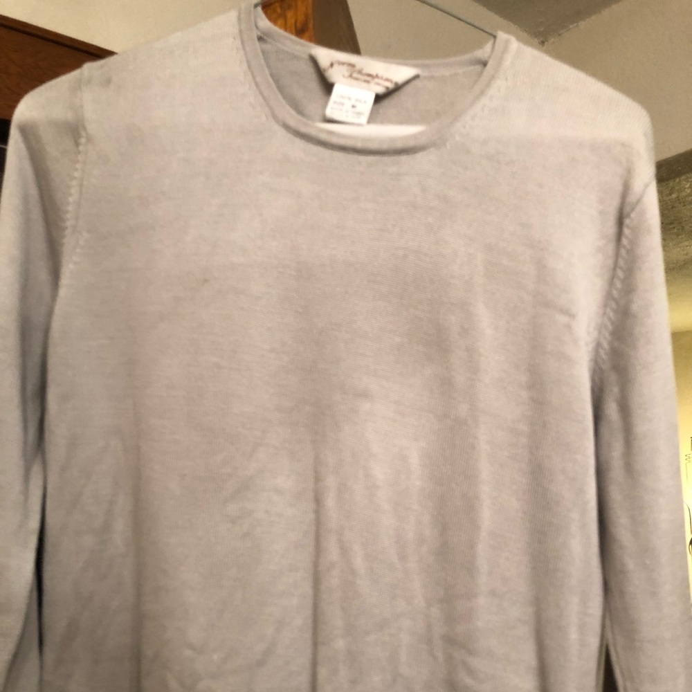 Thin silk sweater